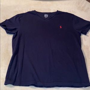 Polo Ralph Lauren Navy V-Neck T-Shirt